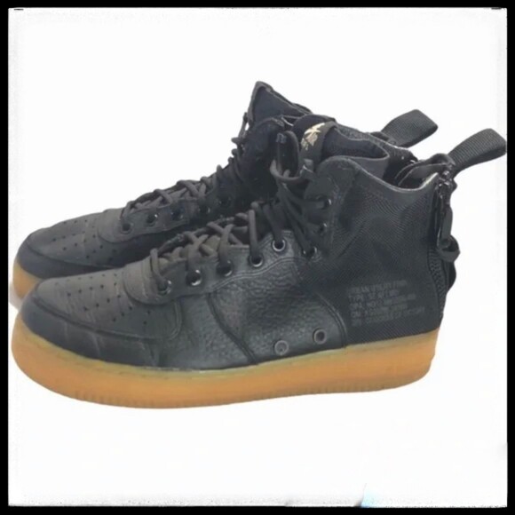 NIKE sz 8 SF Air Force 1 Mid Shoes '17 - Picture 1 of 12